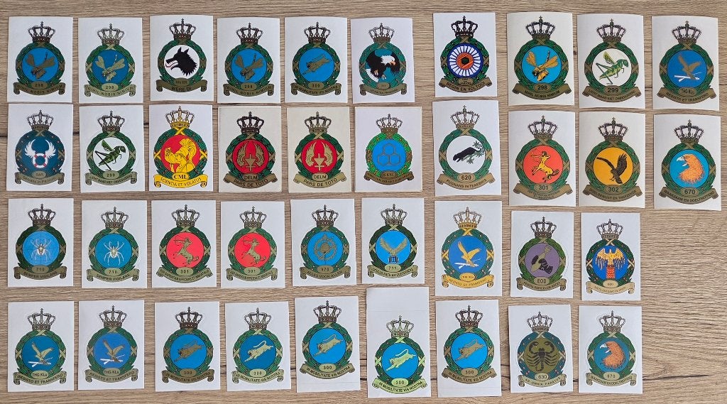 stickers Defensie/Luchtmacht KLu 42, Ophalen of Verzenden, Luchtmacht, Nederland, Embleem of Badge