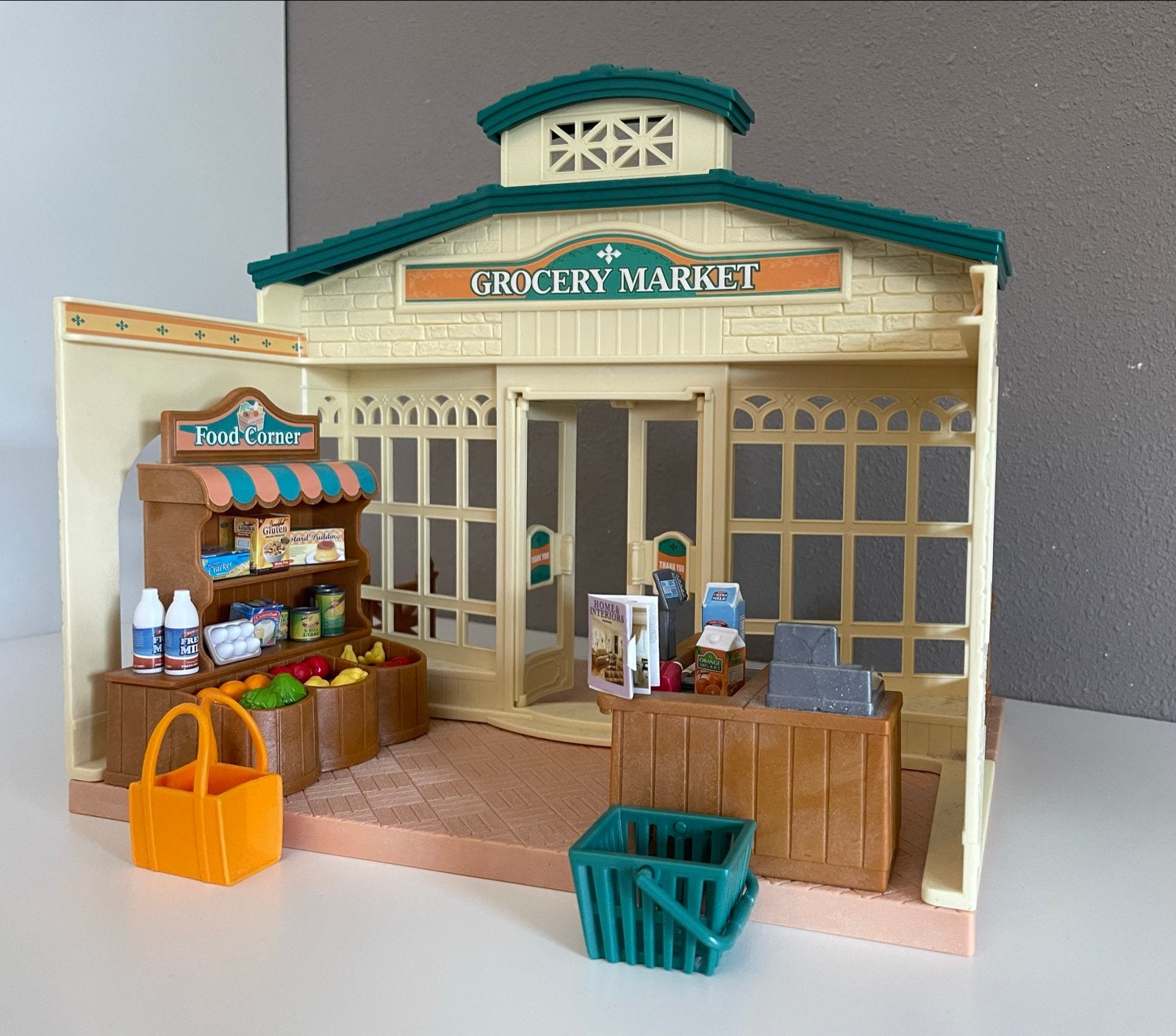 Sylvanian Families Supermarkt met accessoires, Ophalen of Verzenden, Zo goed als nieuw, Jongen of Meisje