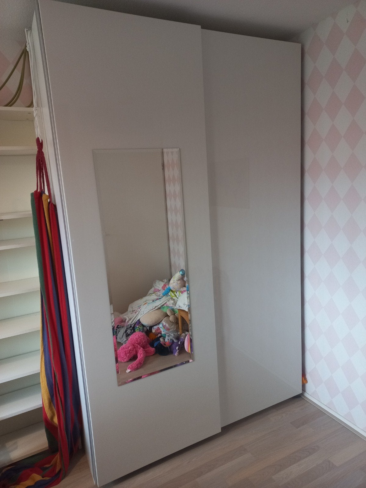 Ikea Pax kledingkast wit - 237x150x65 cm, Ophalen, Gebruikt, 100 tot 150 cm, 200 cm of meer