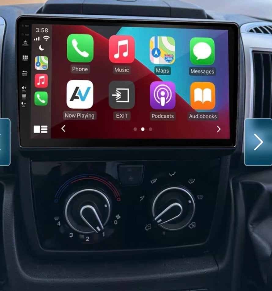 FIAT Carplay Android auto Scherm inclusief montage, Ophalen of Verzenden, Nieuw