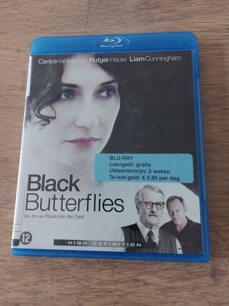 Blu-ray Black Butterflies - Carice van Houten & Rutger Hauer, Ophalen of Verzenden, Gebruikt