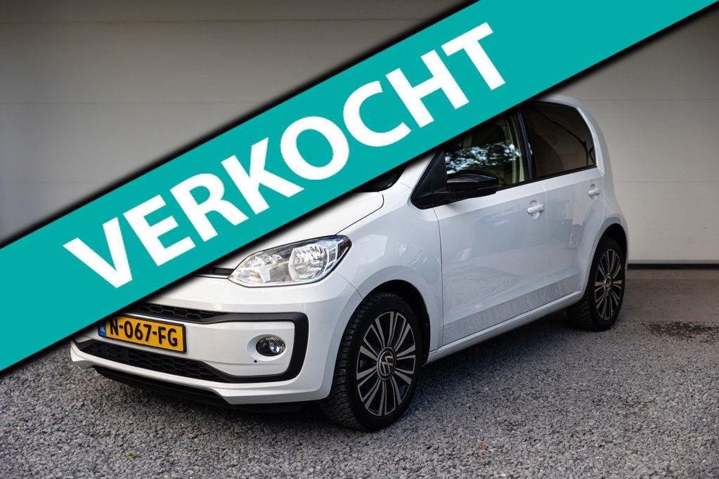 Volkswagen Up! 1.0 R-Line, Auto's, Stof, Gebruikt, 4 stoelen, Bedrijf
