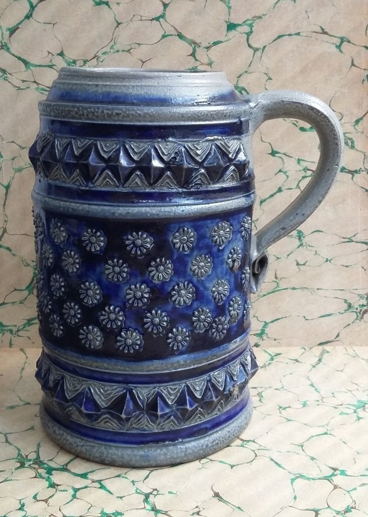 Omstreeks 1675 - 1725 Westerwald Raeren Bodemvondst Pint, Antiek en Kunst, Antiek | Keramiek en Aardewerk, Ophalen of Verzenden