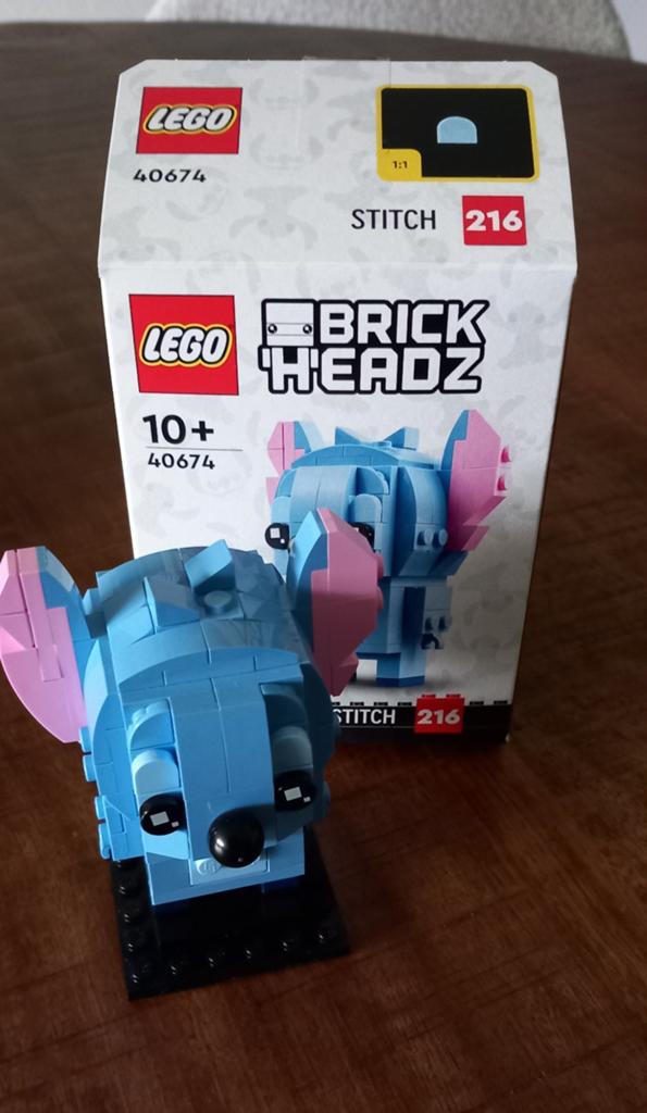 Brickheadz lego 40674 Stitch., Ophalen of Verzenden, Zo goed als nieuw