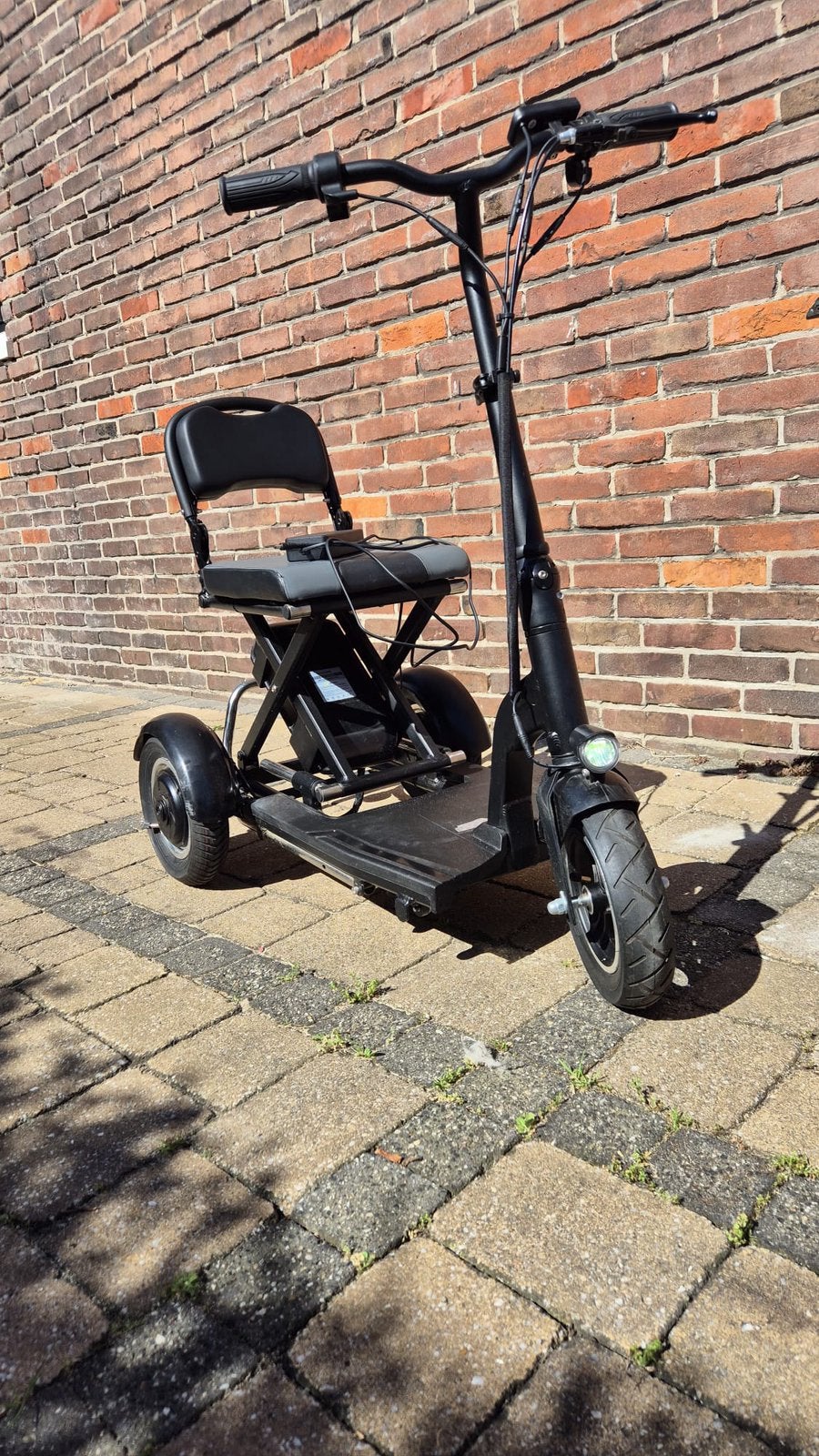 Iva Traveler 300 zwart opvouwbare scootmobiel, 16 t/m 25 km, Zo goed als nieuw, 11 t/m 15 km/u, Ophalen