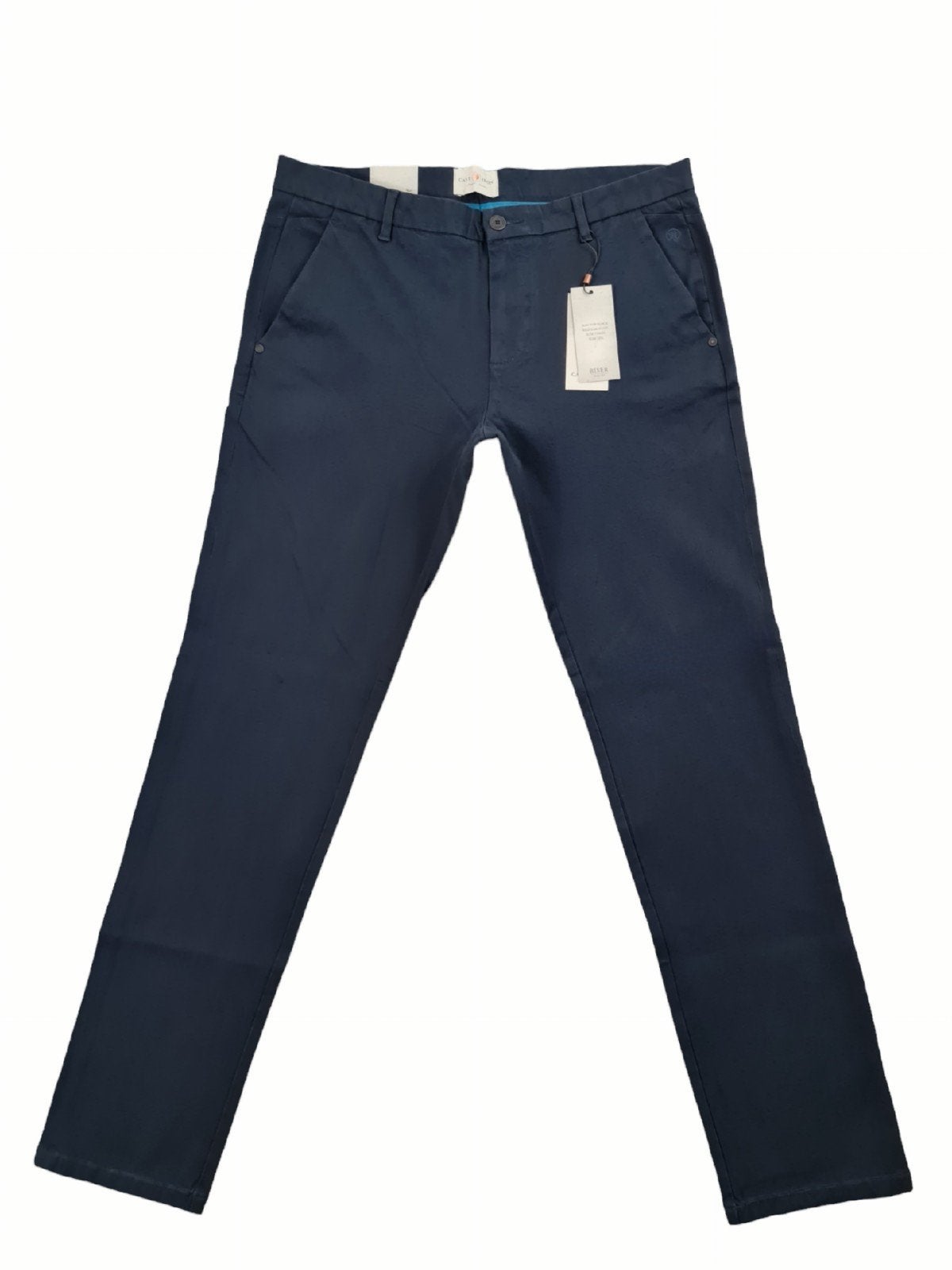 Cast Iron CHINO Slim W34 L32 STRETCH JOD3432 Blauw, Maat 52/54 (L), New Yorkstraat 50, 1175 RD Lijnden, Overige kleuren, Just Brands B.V.