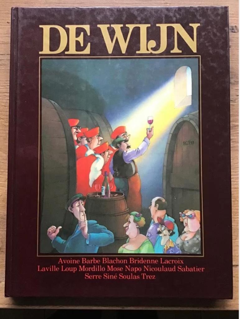 De wijn,cartoons van Serre,Mordillo,Loup etc, Ophalen of Verzenden, Zo goed als nieuw, Cartoons