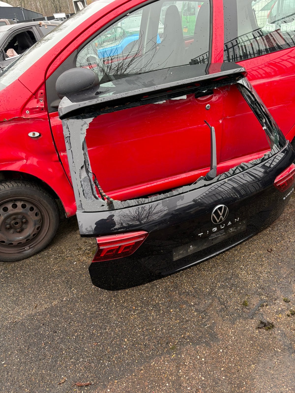Volkswagen tiguan 2021 achterklep, Ophalen, Gebruikt, Achterklep, Volkswagen