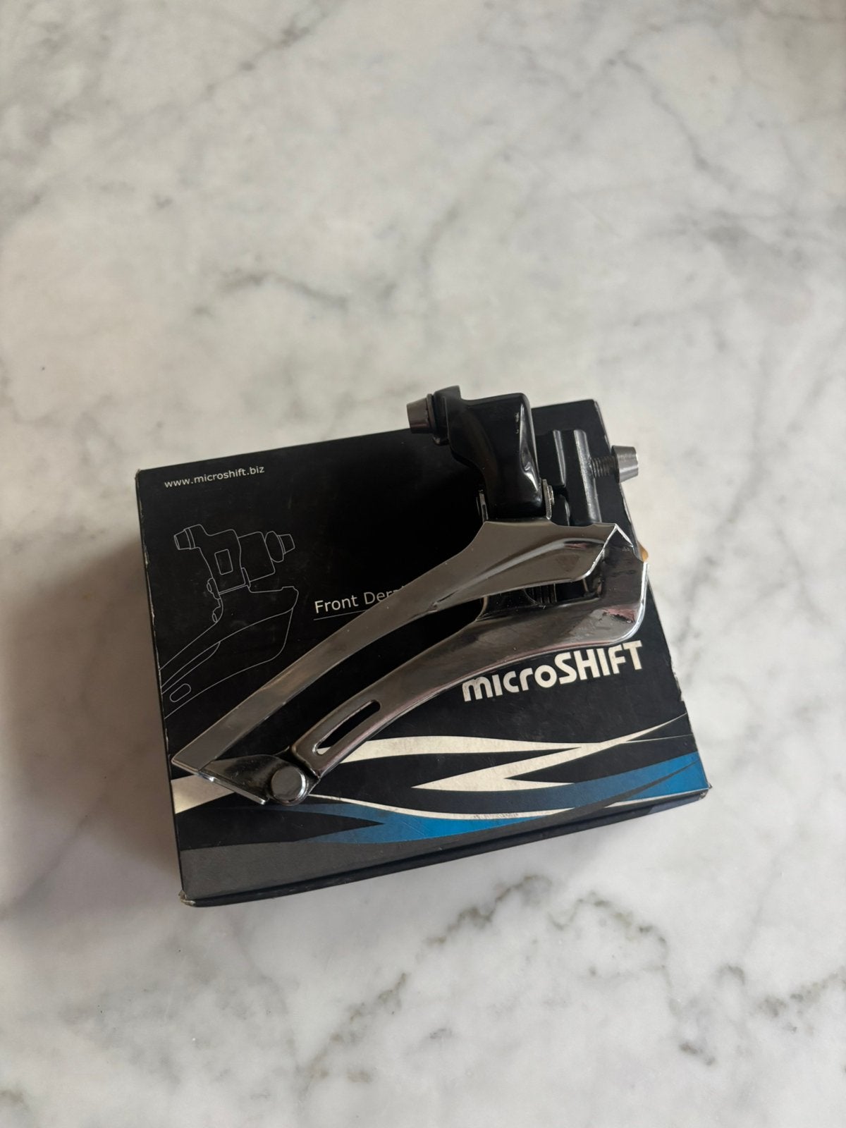 Shimano 105 FD-5700 voorderailleur – 2x10 – aanlas, Fietsen en Brommers, Ophalen of Verzenden, Zo goed als nieuw, Derailleur of Ketting