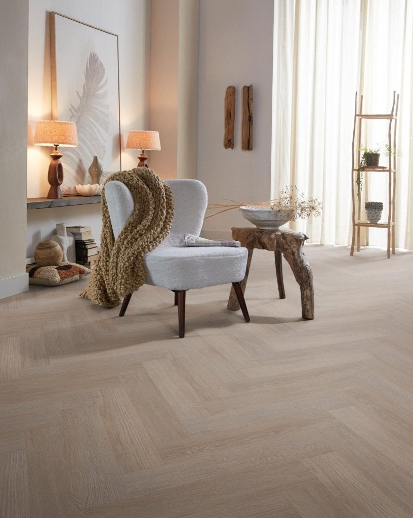 Visgraat laminaat – nu slechts €5,- per m²!, Ophalen, 50 tot 150 cm, Nieuw, 10 m² of meer