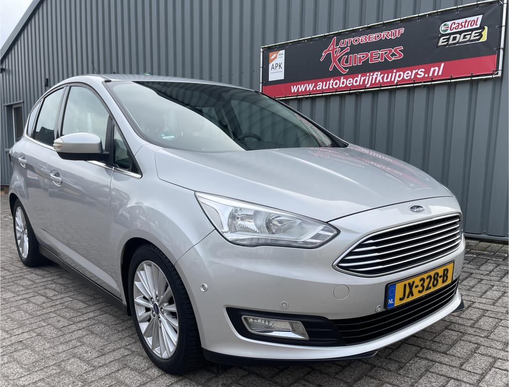 Ford C-MAX 1.5 Titanium Navi.Cruise.Pdc.Lm.velgen.Trekhaak, Voorwielaandrijving, Stof, 4 cilinders, Origineel Nederlands