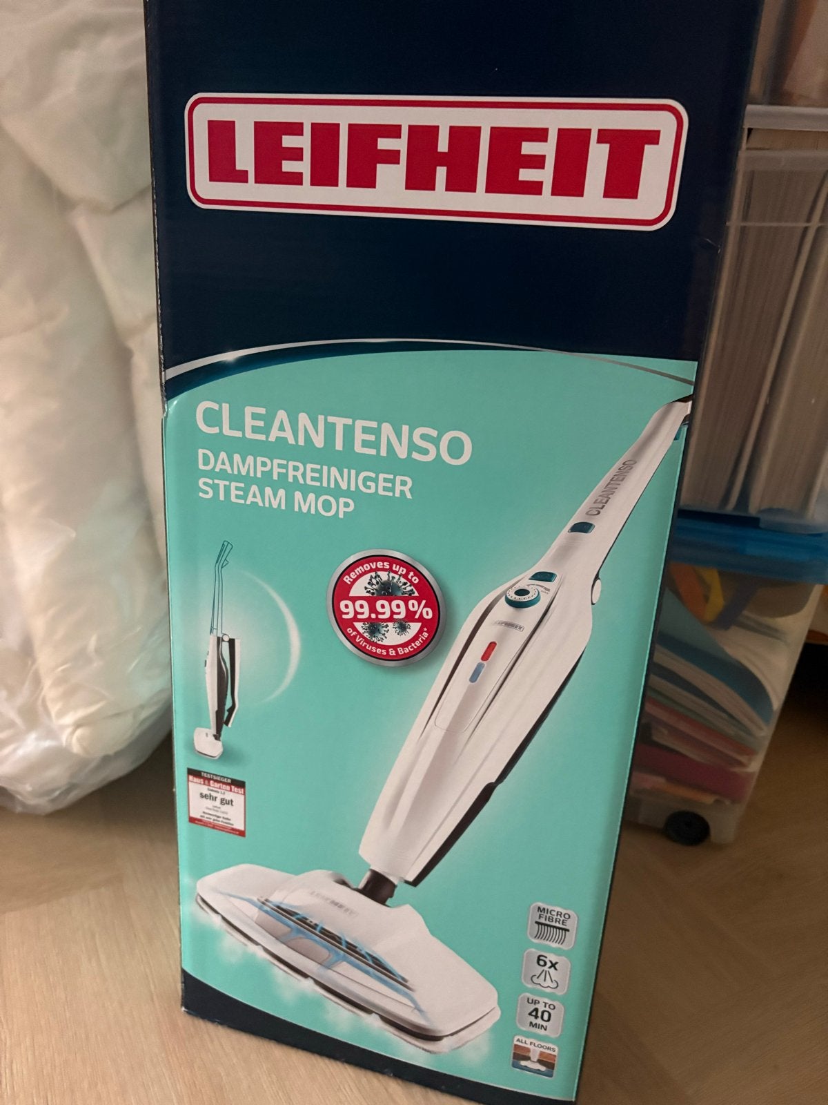 Leifheit CleanTenso Stoomreiniger, Ophalen, Overige merken, Nieuw, Stoomreiniger