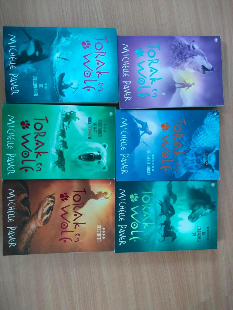 Torak en Wolf serie - Michelle Paver (6 boeken), Boeken, Ophalen of Verzenden, Gelezen, Michelle Paver