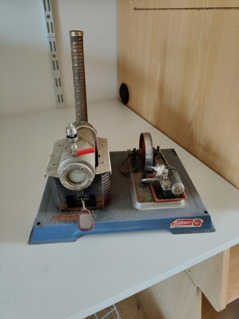 Vintage Wilesco stoommachine, Hobby en Vrije tijd, Modelbouw | Auto's en Voertuigen, Gebruikt, Ophalen, Overige merken, Groter dan 1:32