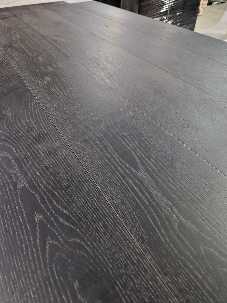 EIKEN VLOERDELEN DUOVLOER LEGKLAAR GEBORSTELD & GELAKT, Ophalen of Verzenden, Nieuw, 75 m² of meer, Parket