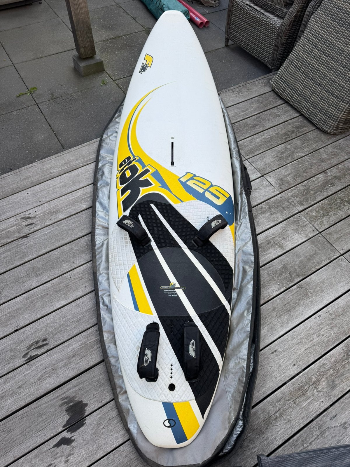 Complete windsurfset, Watersport en Boten, Ophalen, 250 tot 300 cm, Gebruikt, Met mast