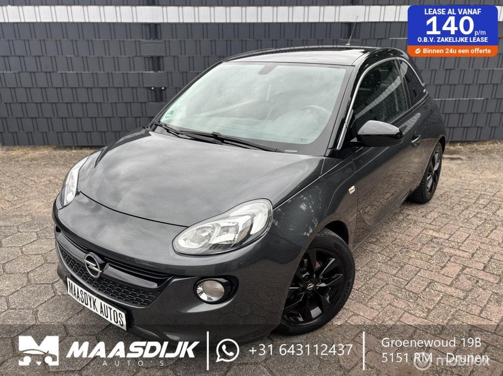 Opel Adam 1.4 CARPLAY PDC STOEL/STUURVERWARMING GARANTIE, Auto's, Opel, Voorwielaandrijving, ADAM, Gebruikt, Zwart