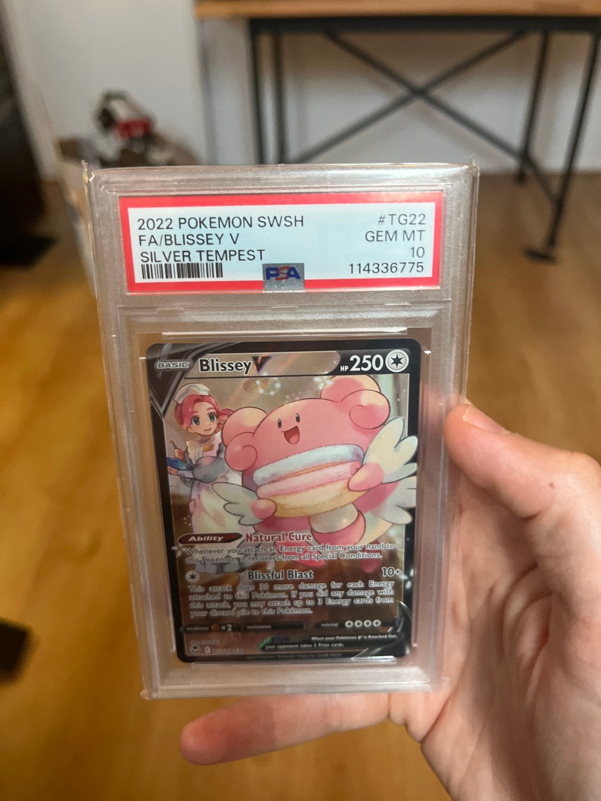 Pokémon Blissey V TG22 Silver Tempest PSA 10 GEM MT, Hobby en Vrije tijd, Verzamelkaartspellen | Pokémon, Ophalen of Verzenden