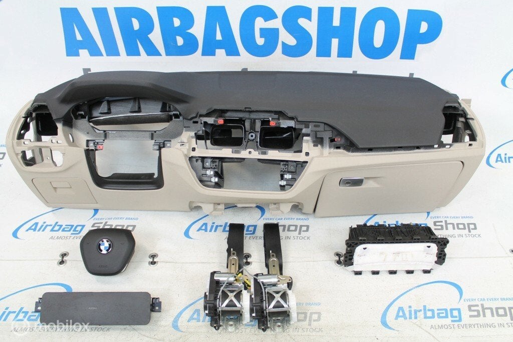 Airbag set Dashboard zwart/beige HUD BMW X3 G01 (2018-heden), Gebruikt, Ophalen of Verzenden