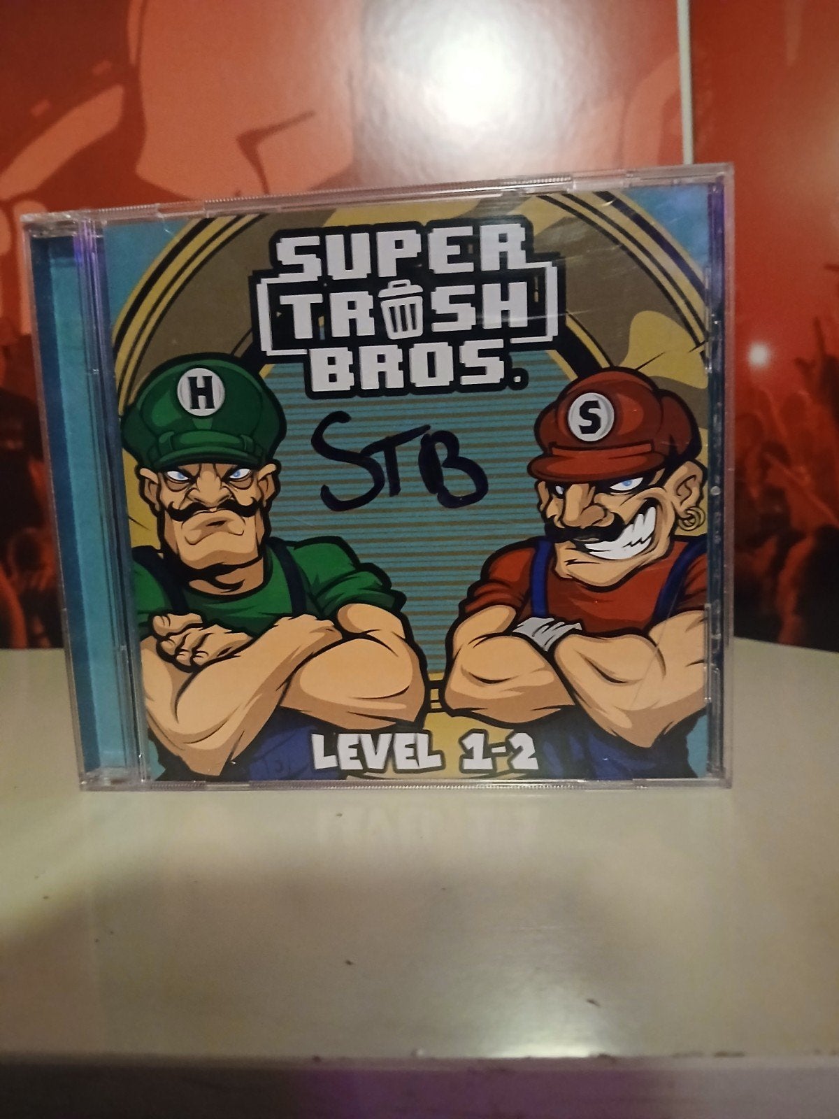 Super Trash Brothers - Level 1-2(gesigneerd), Ophalen of Verzenden, Gebruikt, Disco