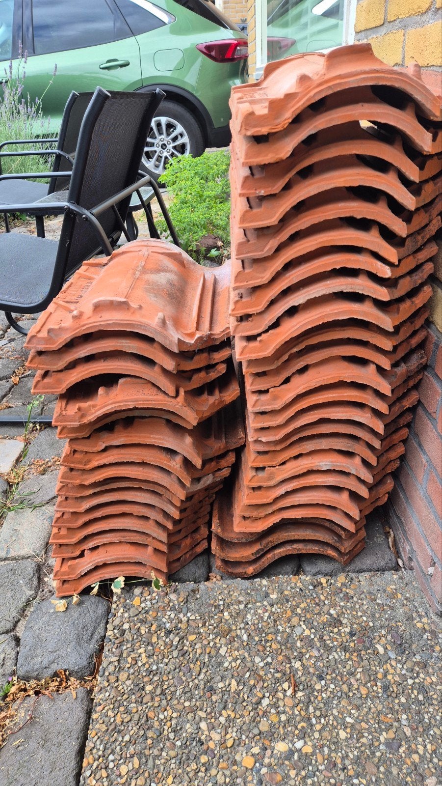 Dakpannen Gebr. Laumans Tegelen, Steen of Klei, Ophalen of Verzenden, Zo goed als nieuw, 15 m² of meer
