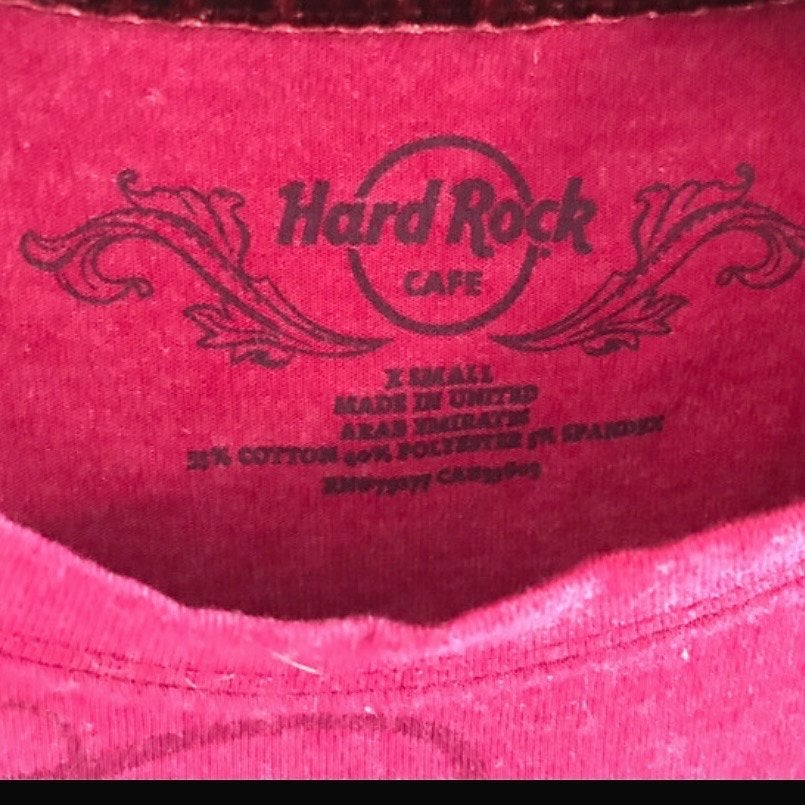 Origineel Hardrock Café Praag T-shirt XS, Ophalen of Verzenden, Korte mouw, Roze, Maat 34 (XS) of kleiner