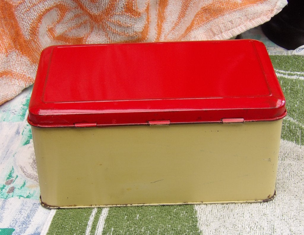 oude lunchbox/ brooddoos/ boterhammentrommel, Ophalen of Verzenden