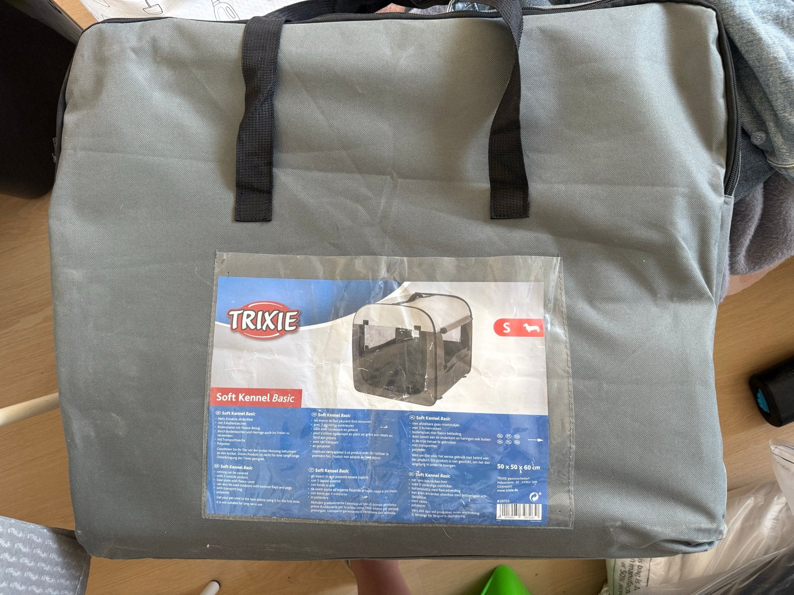 Transportbox Trixie Soft Kennel Basic – 50  50  60 cm, Dieren en Toebehoren, Ophalen of Verzenden, Zo goed als nieuw