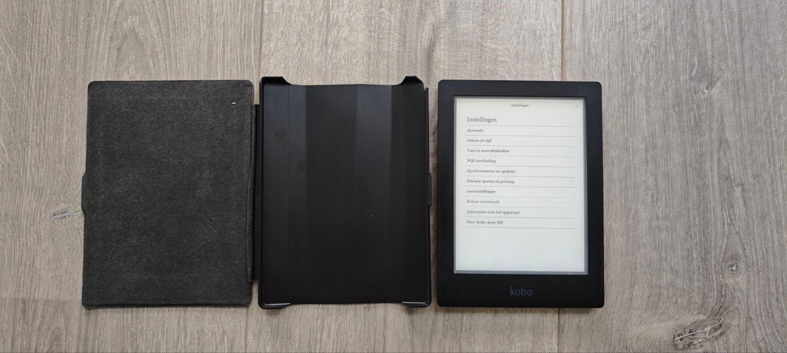 Kobo Aura HD e-reader met originele hoes, Computers en Software, E-readers, Zo goed als nieuw, 7 inch, 4 GB of minder, Touchscreen