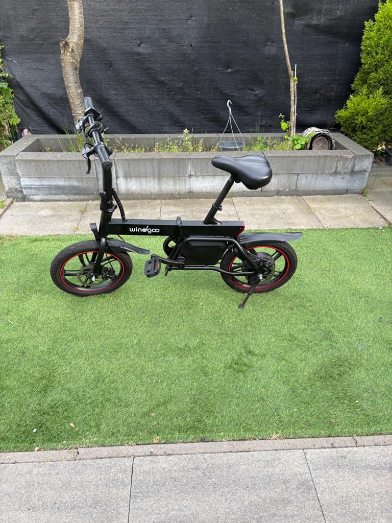 Windgoo b20 pro met app zgan met axa slot, Fietsen en Brommers, Fietsen | Vouwfietsen, 14 tot 16 inch, Ophalen of Verzenden, Zo goed als nieuw