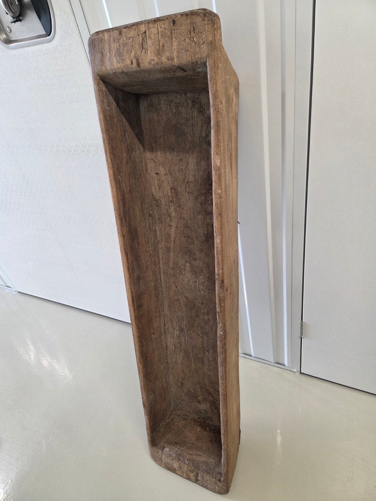 Antieke houten trog - Rustieke decoratie, Ophalen