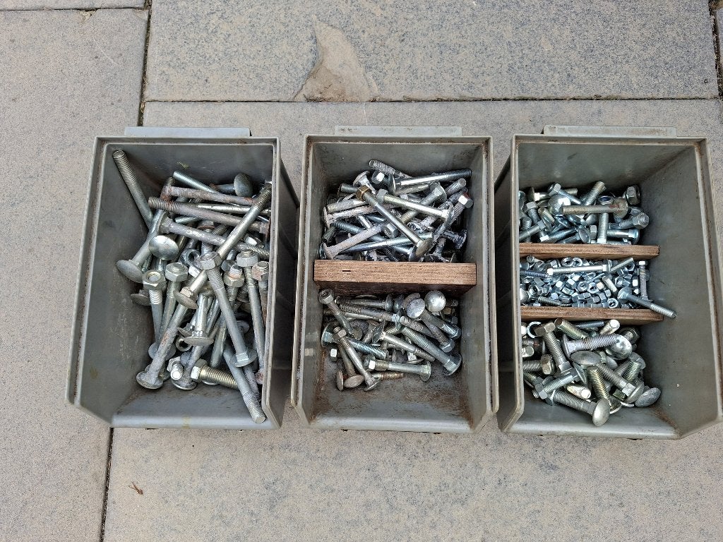 schroeven, Ophalen, Zo goed als nieuw, 100 tot 250 mm, Schroeven
