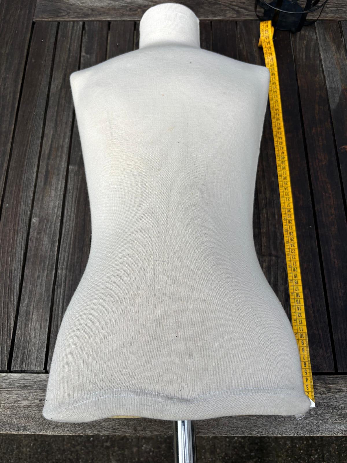 Witte torso paspop / kleermakerspop – dames, Ophalen of Verzenden, Zo goed als nieuw, Paspop