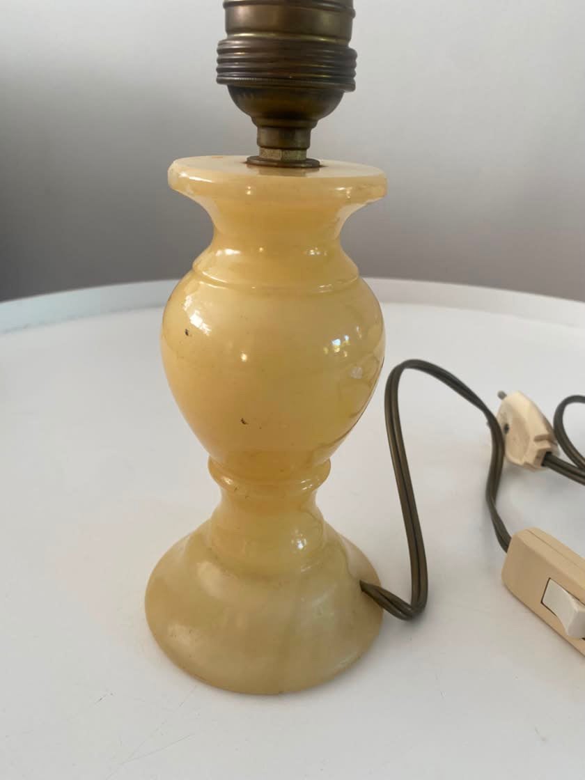 Lampen voet van Albast Vintage Frans, Ophalen of Verzenden, Gebruikt, Vintage