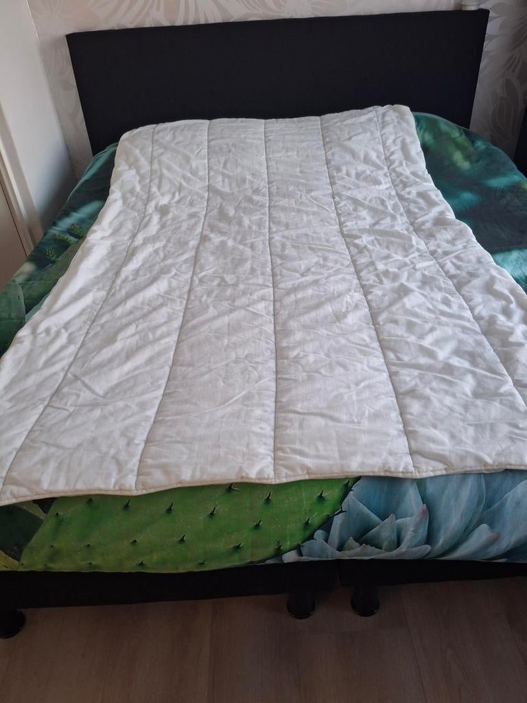 Dekbed eenpersoons, Huis en Inrichting, Ophalen, Eenpersoons, Wit, Deken of Dekbed
