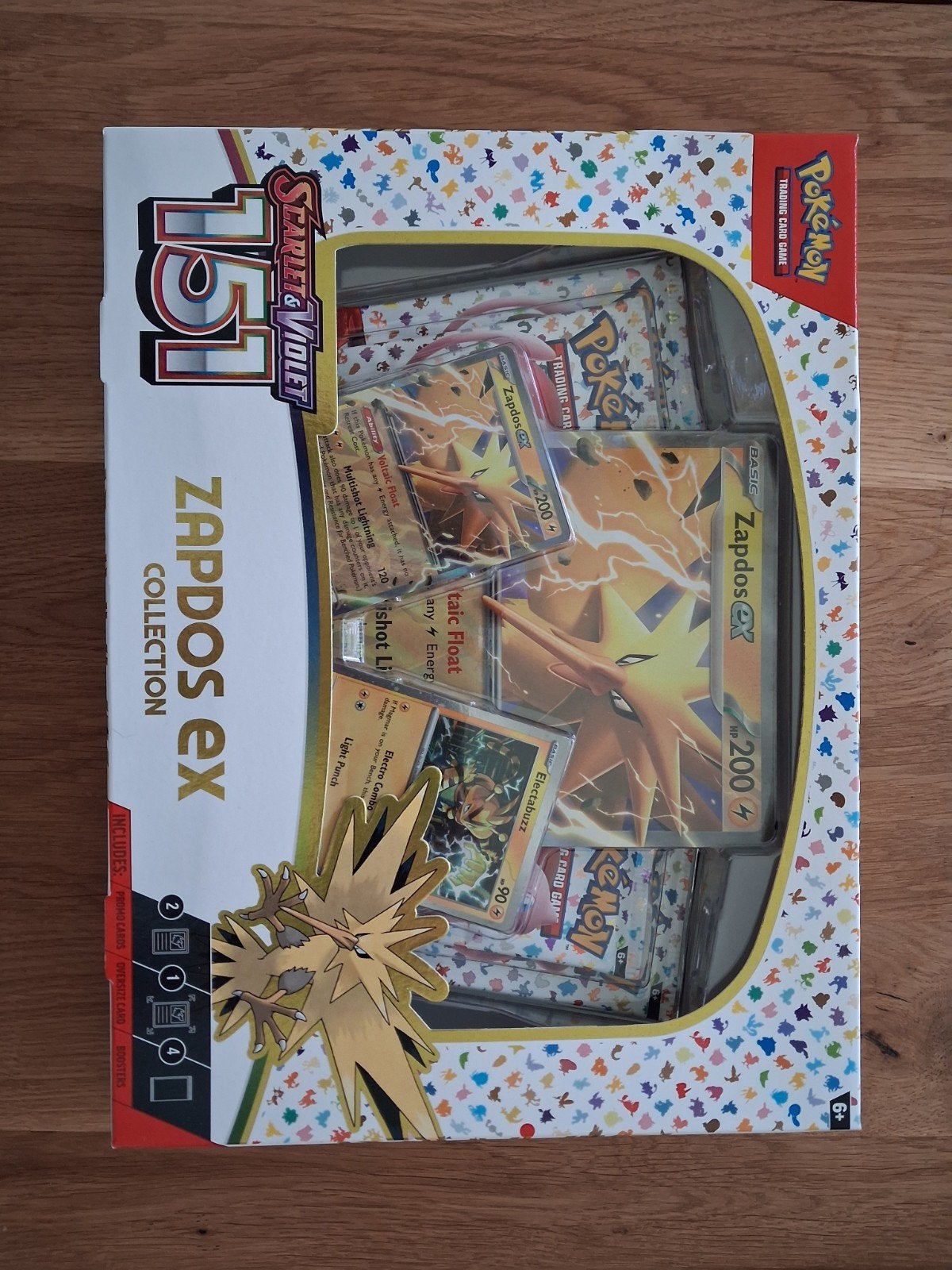 Pokémon TCG: Scarlet & Violet—151 Zapdos ex Collectie, Ophalen, Nieuw, Foil