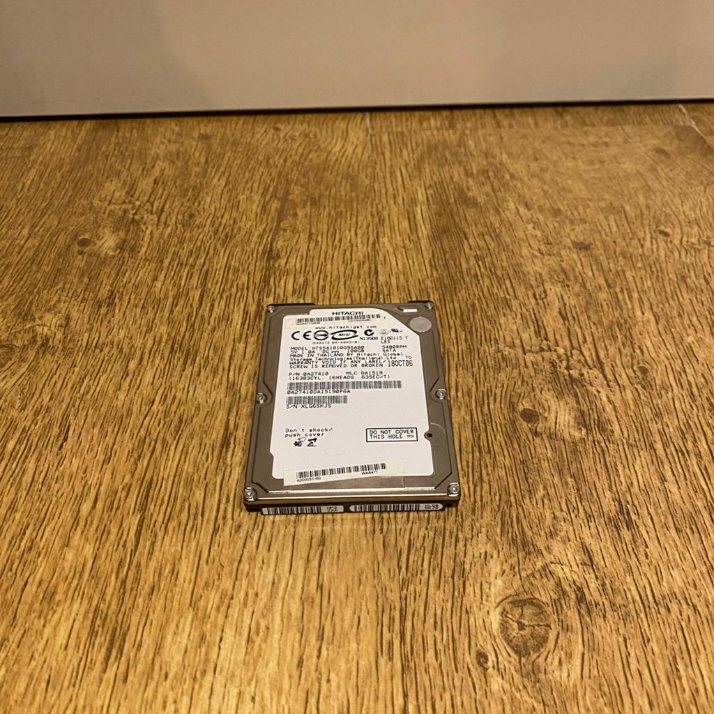 Hitachi 100GB  Hardeschijf 2,5 inch, Computers en Software, Harde schijven, Intern, Gebruikt, 100 GB, Ophalen of Verzenden