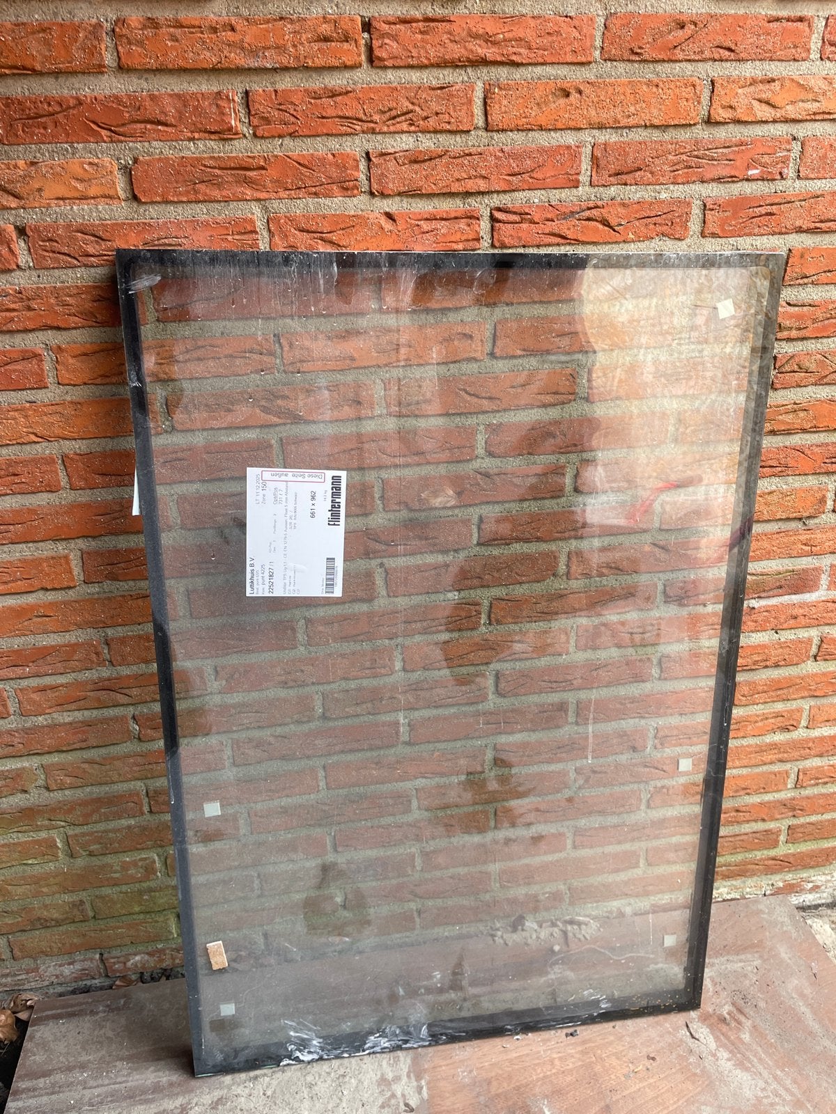 2 nieuwe ruiten 661x962mm, Ophalen, Gevelraam of Ruit, Minder dan 80 cm, 80 tot 120 cm