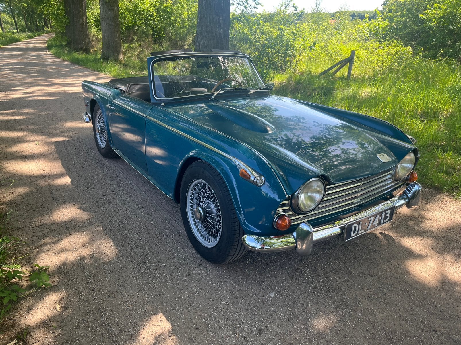 Triumph TR250 /TR5. 1968.    Valencia blue, Auto's, Triumph, Particulier, Overige modellen, Benzine, Cabriolet, Handgeschakeld