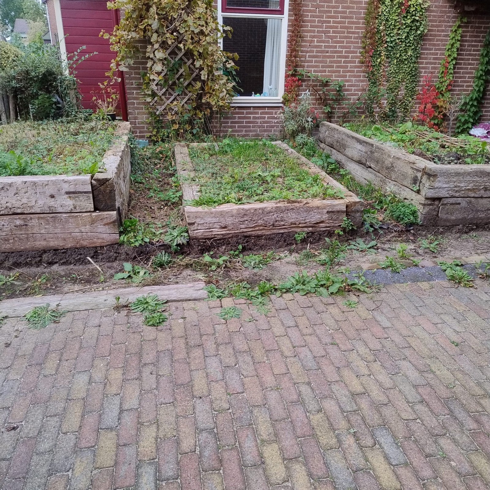 Houten bielzen gratis af te halen, Ophalen, Gebruikt, 25 cm of meer, Border