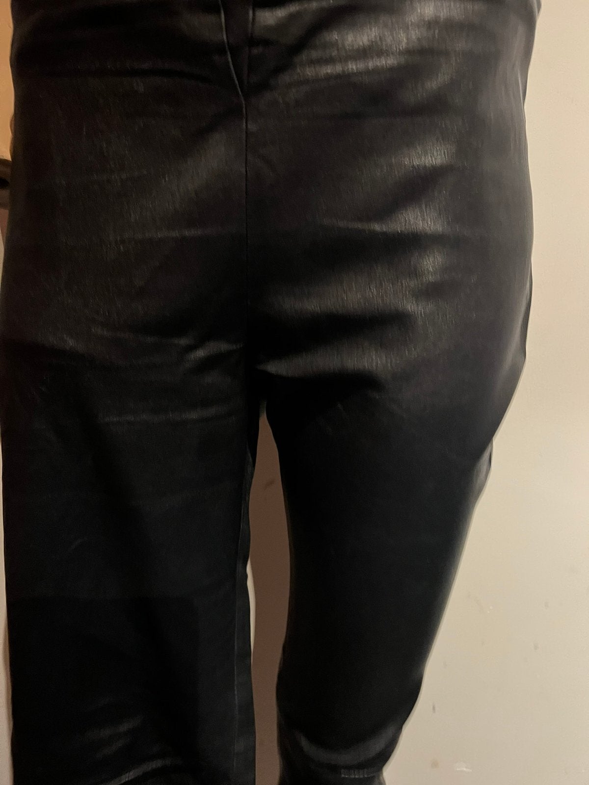 Balenciaga broek echt leer maat 40 origineel, Maat 38/40 (M), Balenciaga, G, Zwart