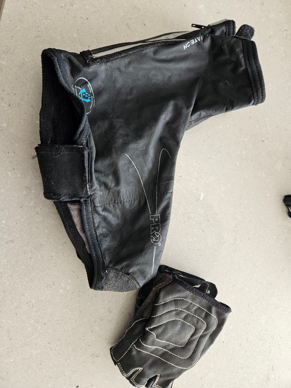 Fiets overschoenen en fietshandschoenen, Ophalen, Gebruikt, XXL, Bovenkleding