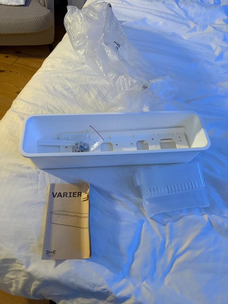 Ikea variara ophang ladesysteem Nieuw, Ophalen, 1 of 2 laden, Nieuw, Minder dan 100 cm