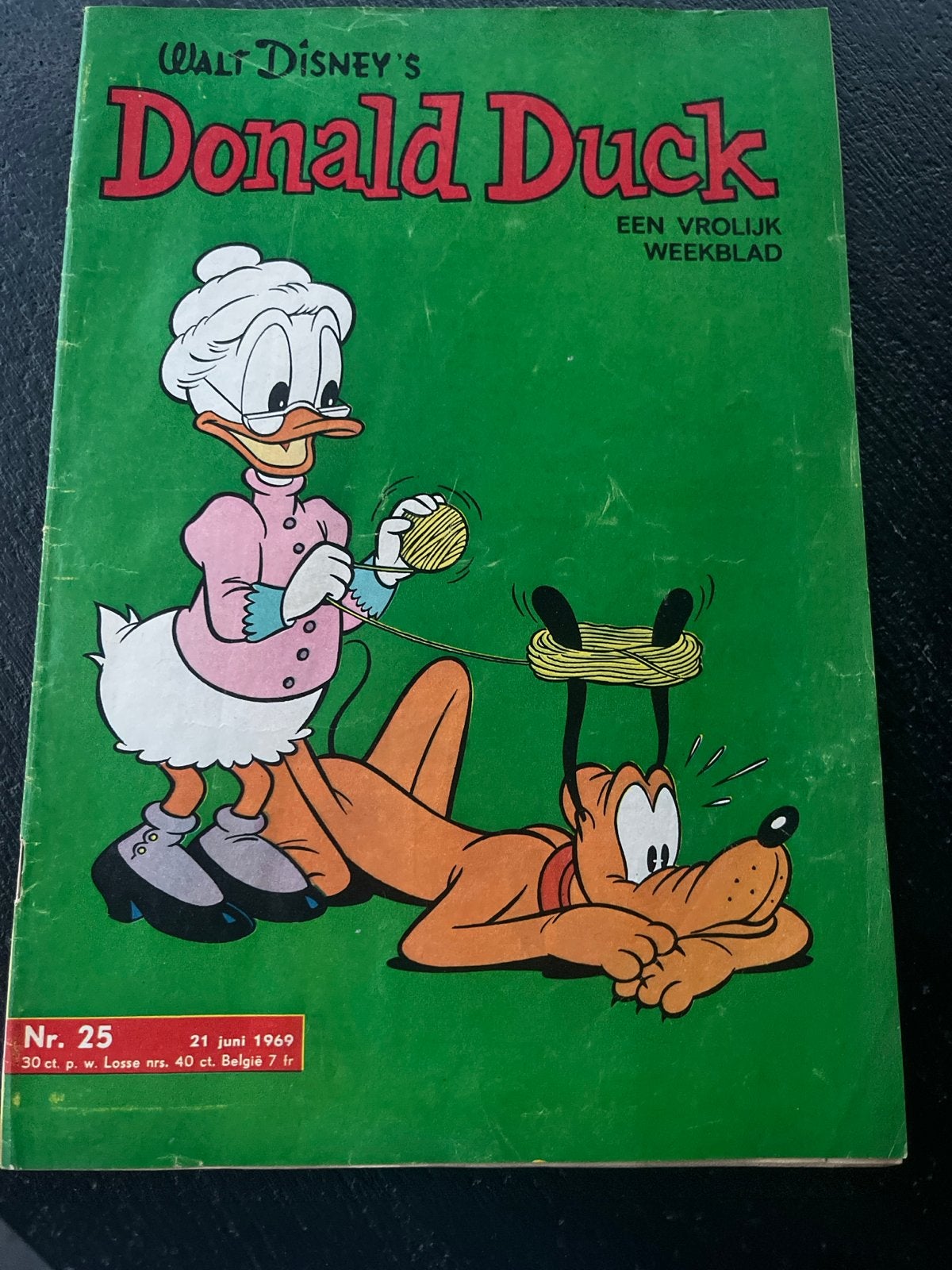 Donald Duck Weekblad Nr. 25 - 21 juni 1969, Boeken, Eén stripboek, Ophalen of Verzenden, Gelezen