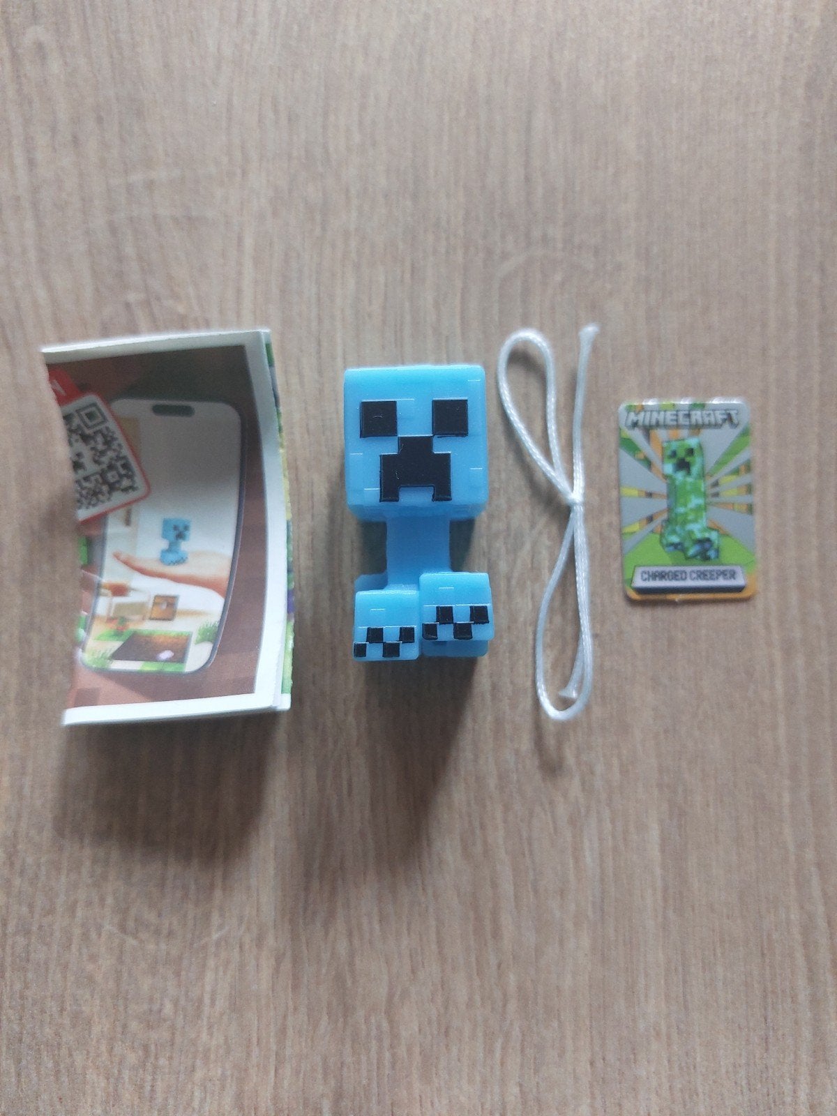 Kinder Joy Minecraft Charged Creeper figuur, Ophalen of Verzenden, Nieuw