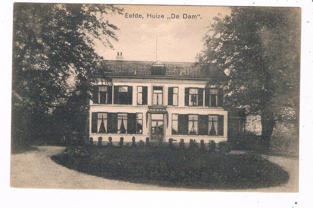 9 / EEFDE : Huize De Dam, Verzamelen, Ophalen of Verzenden, 1920 tot 1940, Ongelopen, Gelderland
