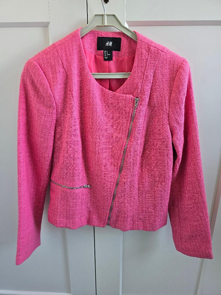 Colbert, hard roze, maat 40, H&M, Nieuw, Jasje, Roze
