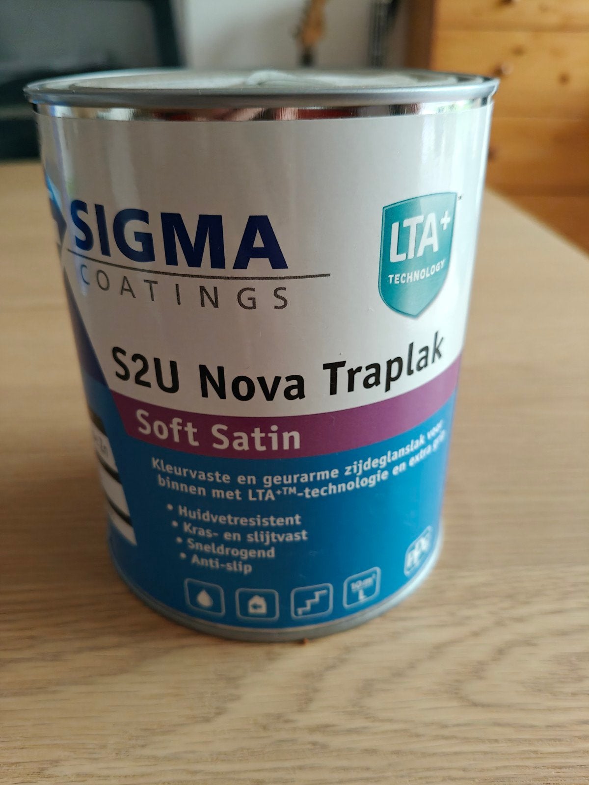 Sigma S2U Nova Traplak Soft Satin 1L, Ophalen, Nieuw, Groen