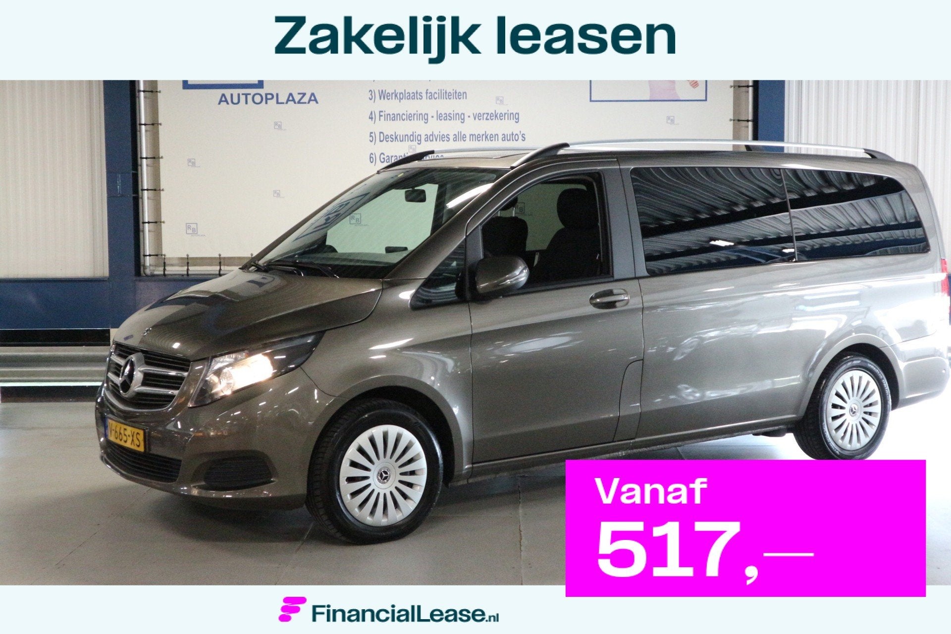 Mercedes-Benz V-klasse 200d / ROLSTOEL VERVOER / MINDER VALI, Automaat, Euro 6, 4 cilinders, Bedrijf