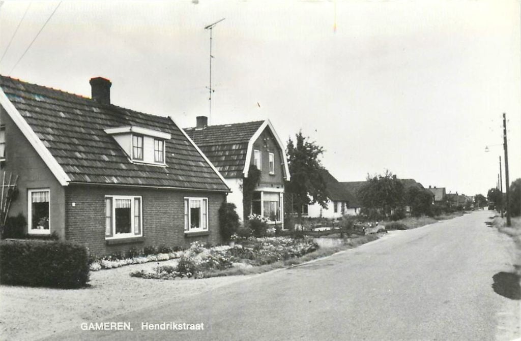378-372-033 Gameren Hendrikstraat, Verzamelen, Ansichtkaarten | Nederland, Verzenden, Voor 1920, Gelderland